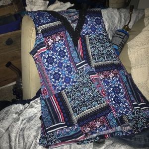 Brand: Bobbie brooks ladies size: large color: blue white black misc